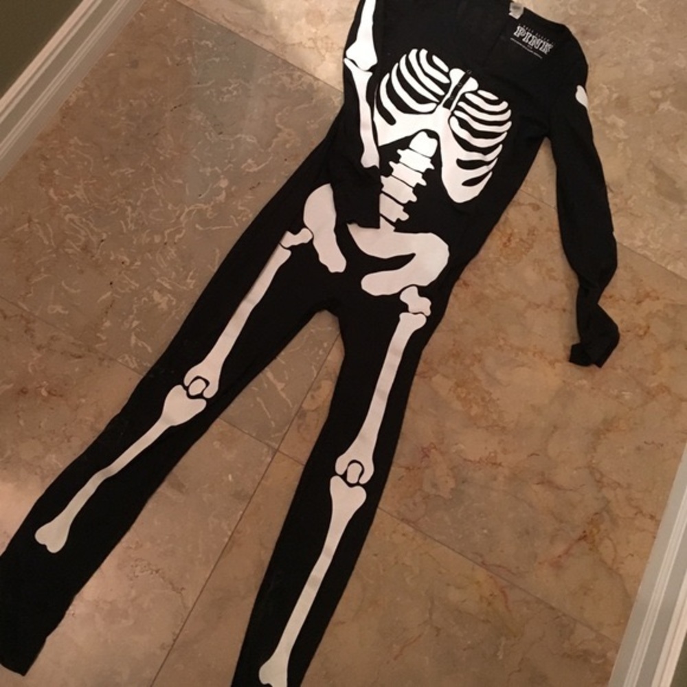 Skeleton Onesie Pink Victoria Secret